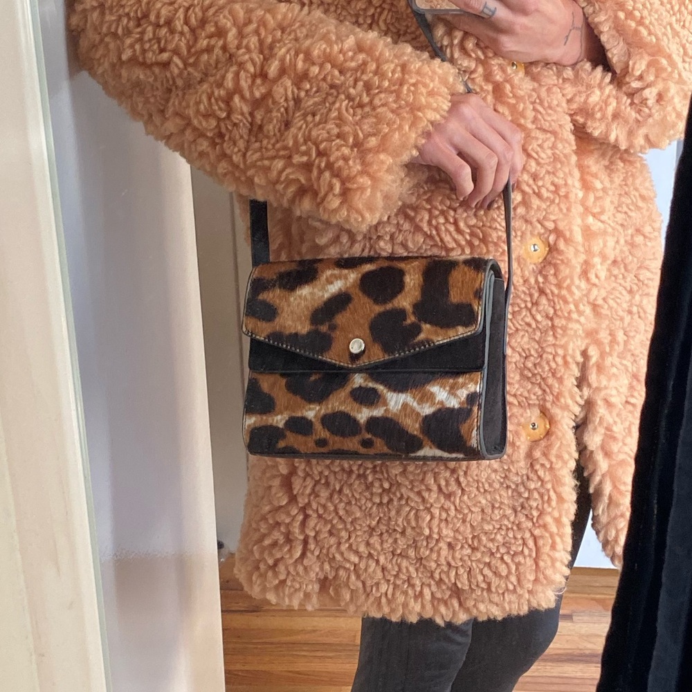 Elizabeth and James Leopard Handbag